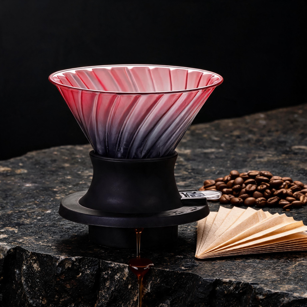 🌈 Coffee Dripper | Glass | Pour-Over | Coffee Lovers | Gradient Design