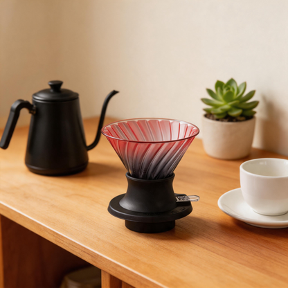 🌈 Coffee Dripper | Glass | Pour-Over | Coffee Lovers | Gradient Design