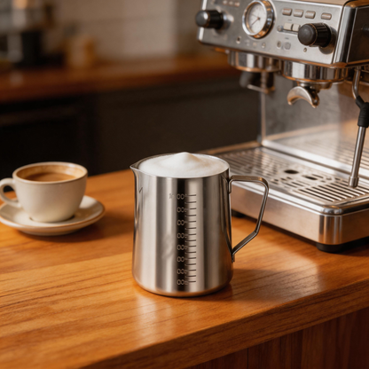🥛 Milk Pitcher | Stainless Steel | Latte Art | Home Baristas | Precise Pour