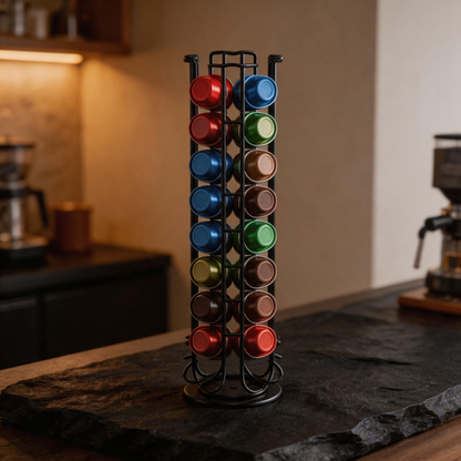 ☕ Coffee Pod Holder | Metal | Coffee Bar | Coffee Lovers | Vertical Storage