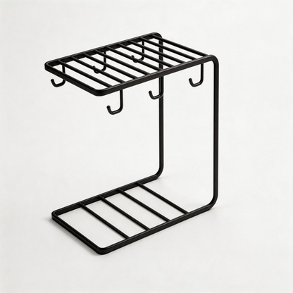 🪝 Mug Rack | Metal | Coffee Bar | Coffee Lovers | Hanging Storage