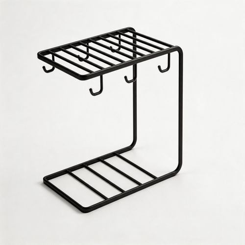 🪝 Mug Rack | Metal | Coffee Bar | Coffee Lovers | Hanging Storage