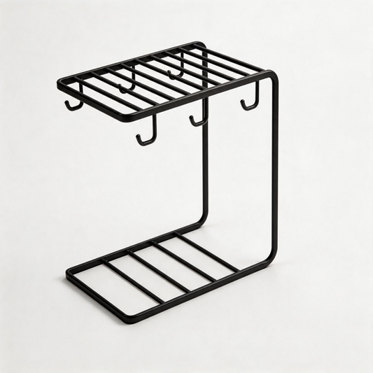 🪝 Mug Rack | Metal | Coffee Bar | Coffee Lovers | Hanging Storage