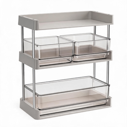 🗄️ Coffee Bar Rack | Clear Storage | Countertop | Coffee Lovers | Tiered Organization