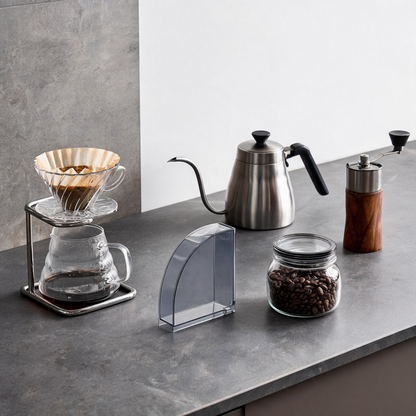 📚 Coffee Filter Holder | Acrylic | Pour-Over | Coffee Lovers | Slim Storage