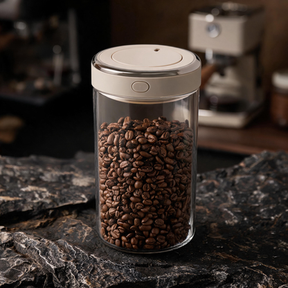 🫘 Coffee Canister | Glass | Coffee Bar | Coffee Lovers | Fresh Storage