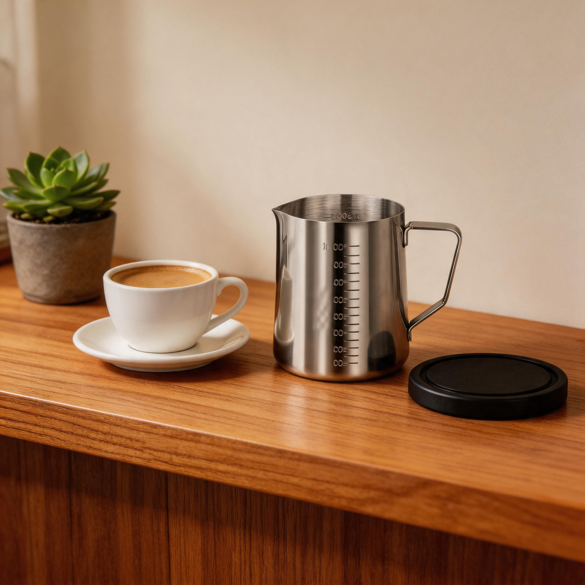 🥛 Milk Pitcher | Stainless Steel | Latte Art | Home Baristas | Precise Pour