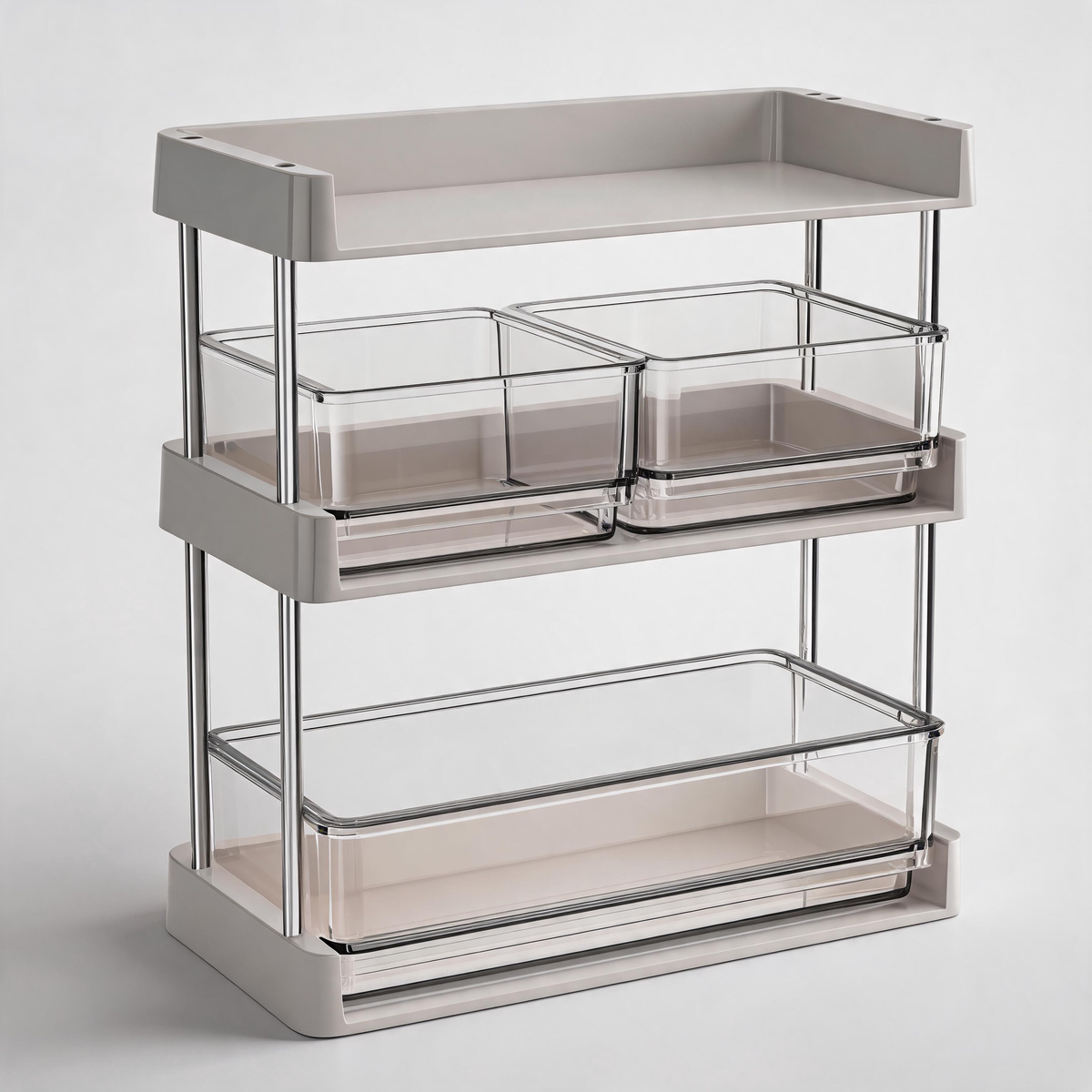 🗄️ Coffee Bar Rack | Clear Storage | Countertop | Coffee Lovers | Tiered Organization