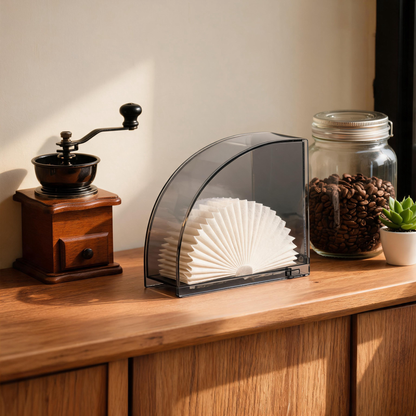 📚 Coffee Filter Holder | Acrylic | Pour-Over | Coffee Lovers | Slim Storage