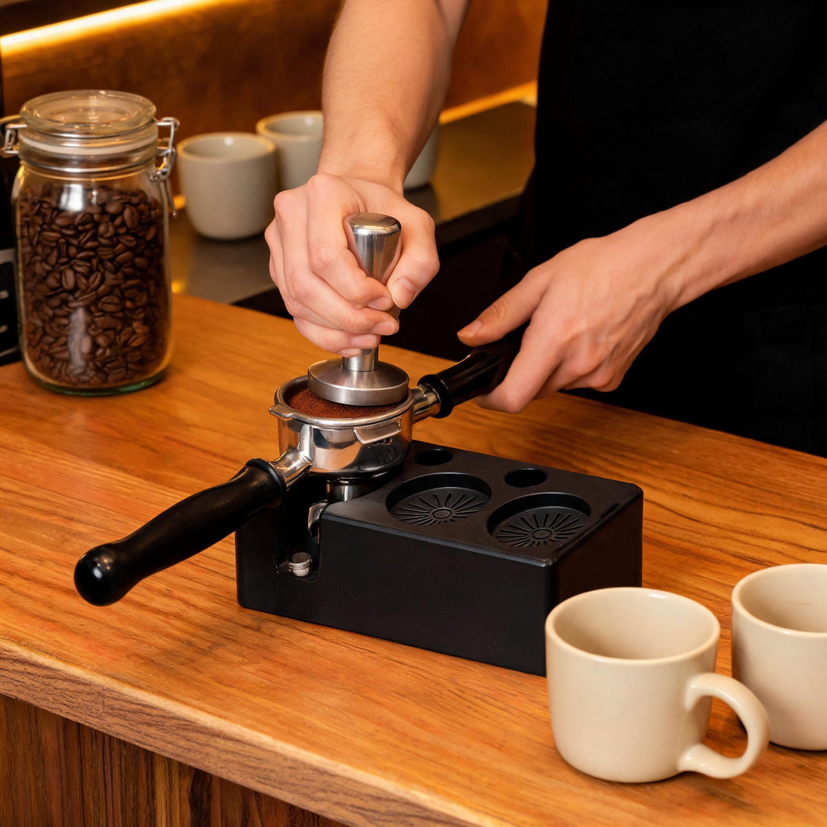 ☕ Espresso Tool Station | ABS | Coffee Bar | Home Baristas | Organized Tamping
