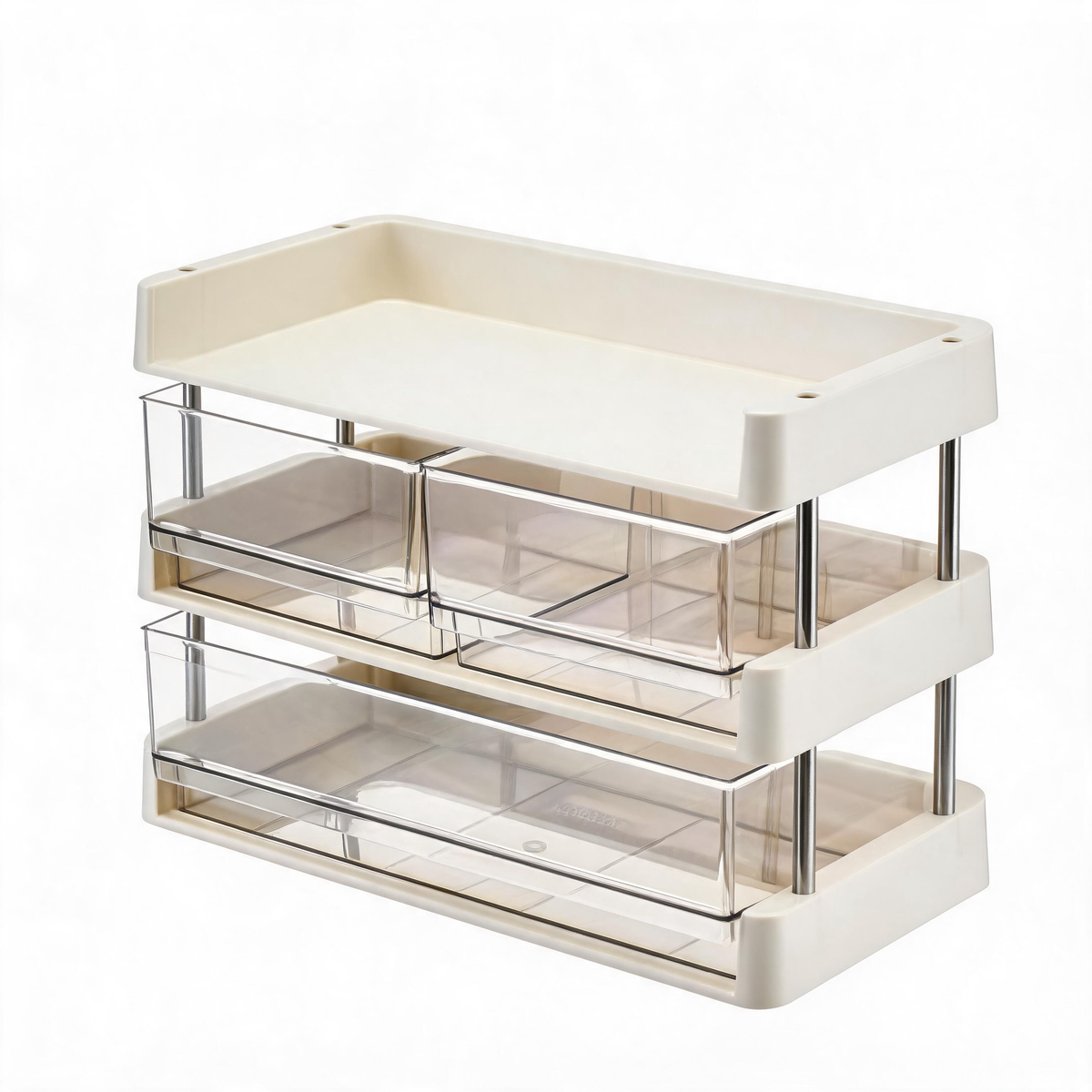 🧺 Coffee Bar Organizer | Acrylic | Countertop | Coffee Lovers | Clear Drawers