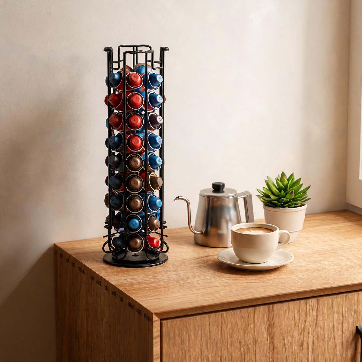 ☕ Coffee Pod Holder | Metal | Coffee Bar | Coffee Lovers | Vertical Storage