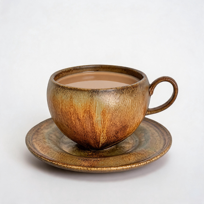 🏺 Ceramic Coffee Cup | Stoneware | Home Café | Coffee Lovers | Rustic Glaze